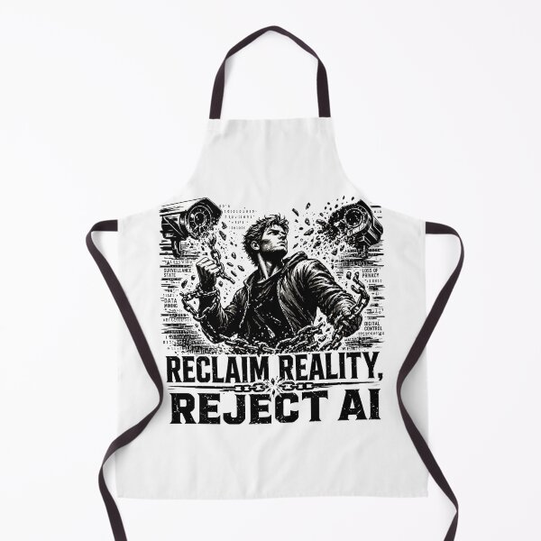 Item preview, Reclaim Reality Reject AI Digital Freedom Resistance designed and sold by chattsuede.