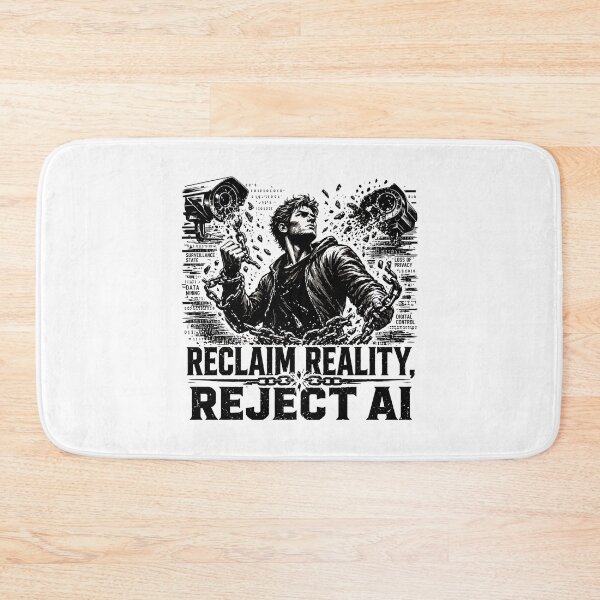 Item preview, Reclaim Reality Reject AI Digital Freedom Resistance designed and sold by chattsuede.