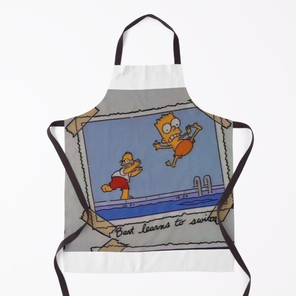 Item preview, Photo Album Bart learns to swim Funny moment designed and sold by DohLab.