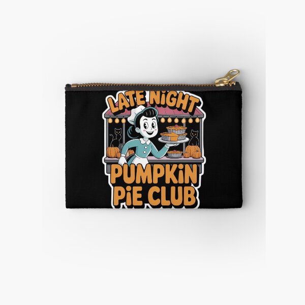 Item preview, Late Night Pumpkin Pie Club Cozy Halloween Baking Design designed and sold by Raw Tigers.
