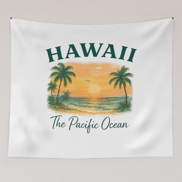 Item preview, Hawaii – The Pacific Ocean Sunset designed and sold by bazstees54.