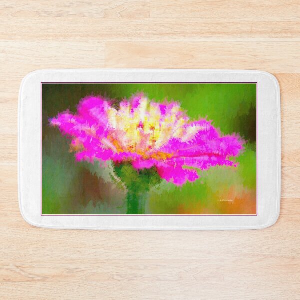 Item preview, Zinnia Flower in Full Bloom, Summer Garden, Digital Art designed and sold by AMacGPhilly.