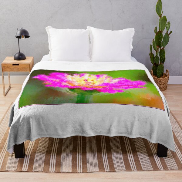 Item preview, Zinnia Flower in Full Bloom, Summer Garden, Digital Art designed and sold by AMacGPhilly.