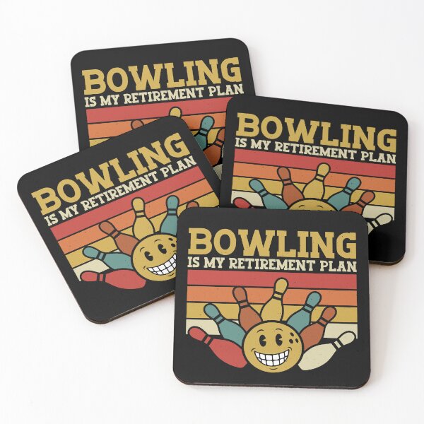Item preview, Bowling is My Retirement Plan Funny Bowler Pun Retro designed and sold by gunaone-design.