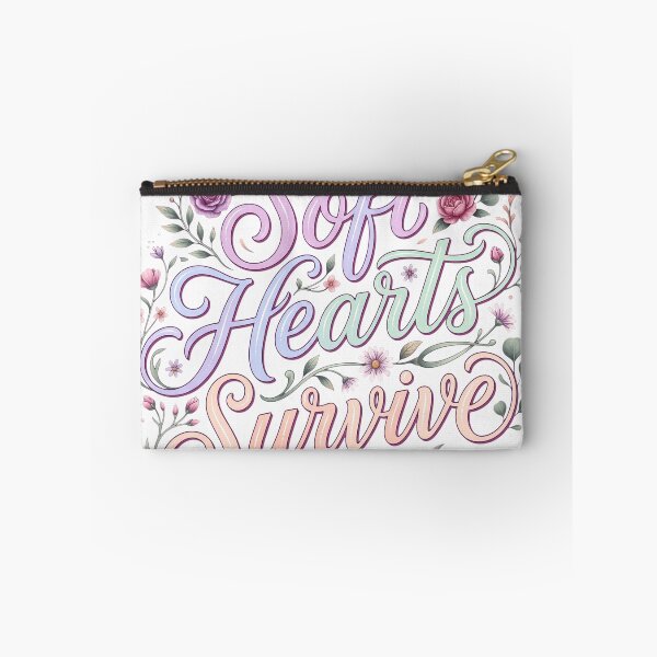 Item preview, Soft Hearts Survive – Emotional Strength Inspirational Design designed and sold by veloramode.