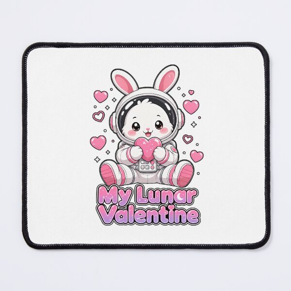 Item preview, My Lunar Valentine Kawaii Astronaut Bunny designed and sold by chattsuede.
