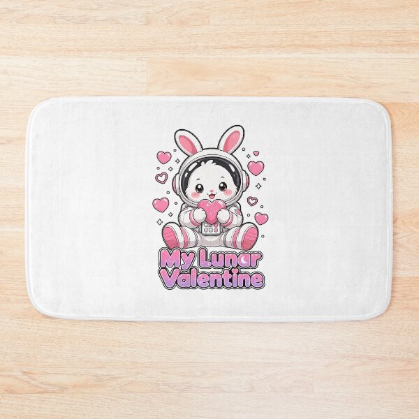 Item preview, My Lunar Valentine Kawaii Astronaut Bunny designed and sold by chattsuede.