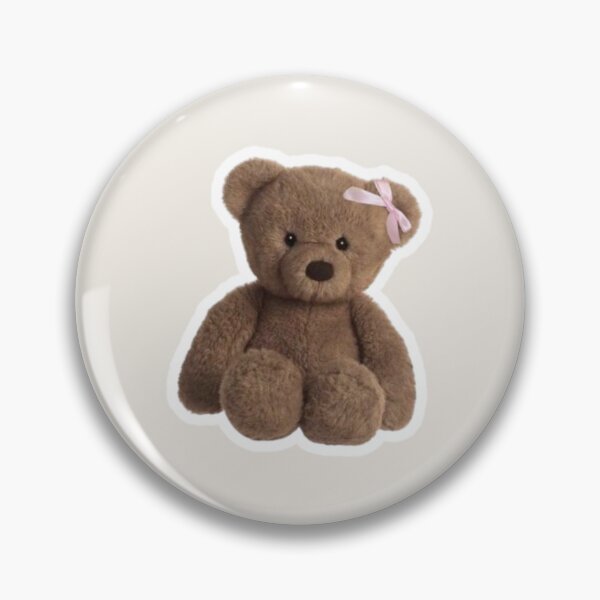 Item preview, Cute Teddy Bear with Pink Bow designed and sold by nogoody2shoes.