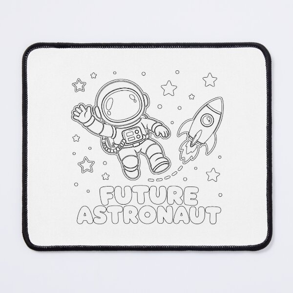 Item preview, Future Astronaut Space Theme Cute Cartoon Drawing designed and sold by chattsuede.