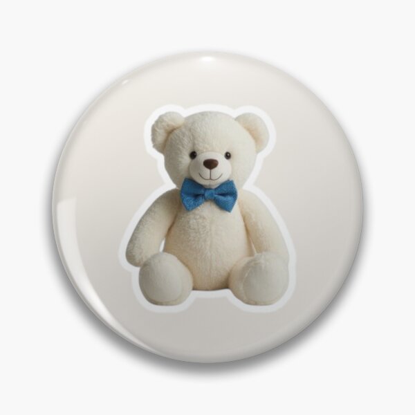 Item preview, White Cute Teddy Bear with Bow Tie designed and sold by nogoody2shoes.