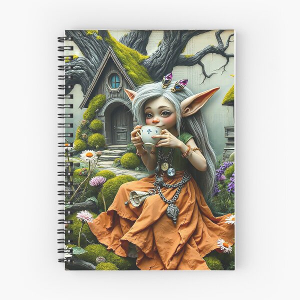 Item preview, Honeygruff, Whimisical Tea Reading Troll designed and sold by PyxieZen.