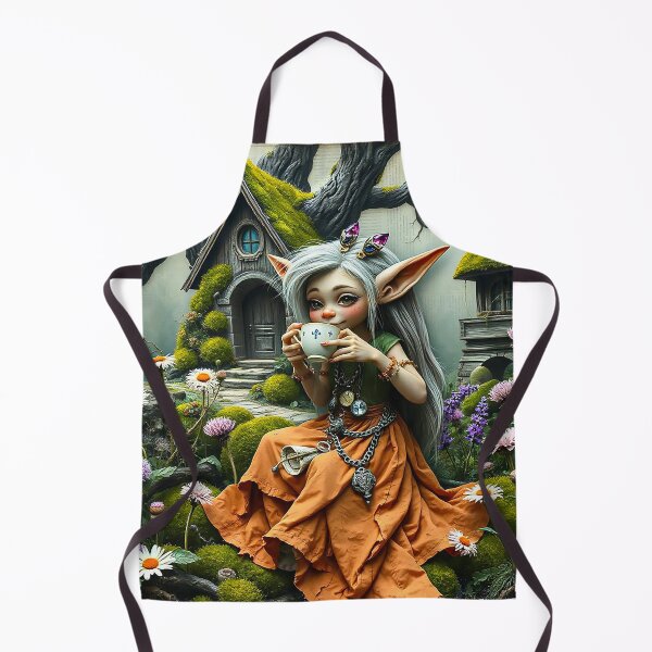 Item preview, Honeygruff, Whimisical Tea Reading Troll designed and sold by PyxieZen.