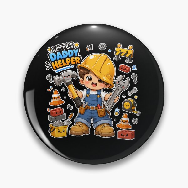 Item preview, Little Daddy Helper Builder | Cute Kawaii Toddler Construction Boy Design designed and sold by HiPatti.