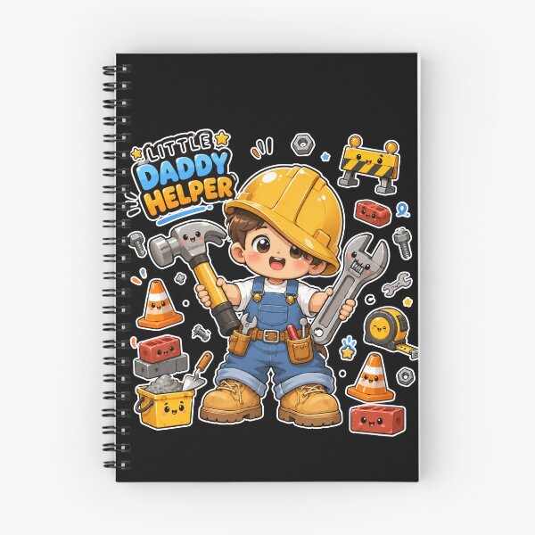 Item preview, Little Daddy Helper Builder | Cute Kawaii Toddler Construction Boy Design designed and sold by HiPatti.