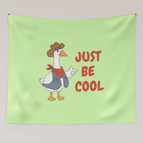 Item preview, Just Be Cool Cowboy Goose designed and sold by creativerooney.