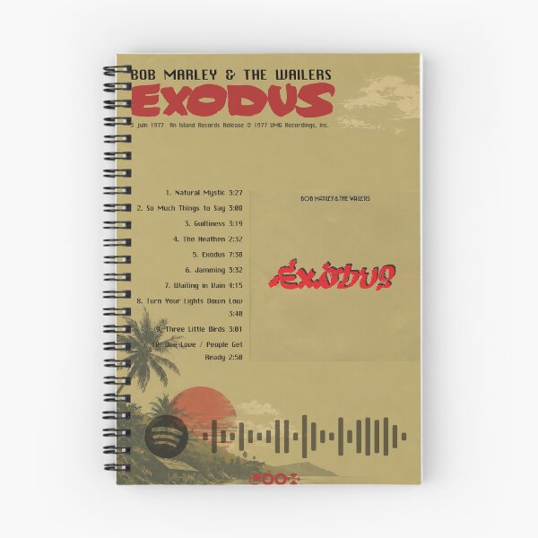 Item preview, Bob Marley Exodus Spotify Code Poster – Vintage Reggae Wall Art designed and sold by Frame & Frequency.
