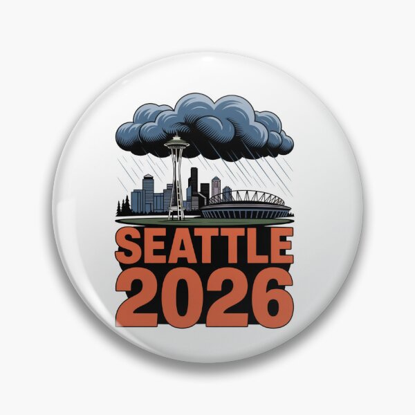 Item preview, Seattle 2026  Space Needle Stadium Skyline T-Shirt V2 designed and sold by DarylWelsh2024.