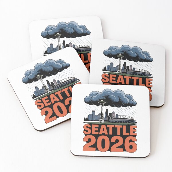 Item preview, Seattle 2026  Space Needle Stadium Skyline T-Shirt V2 designed and sold by DarylWelsh2024.