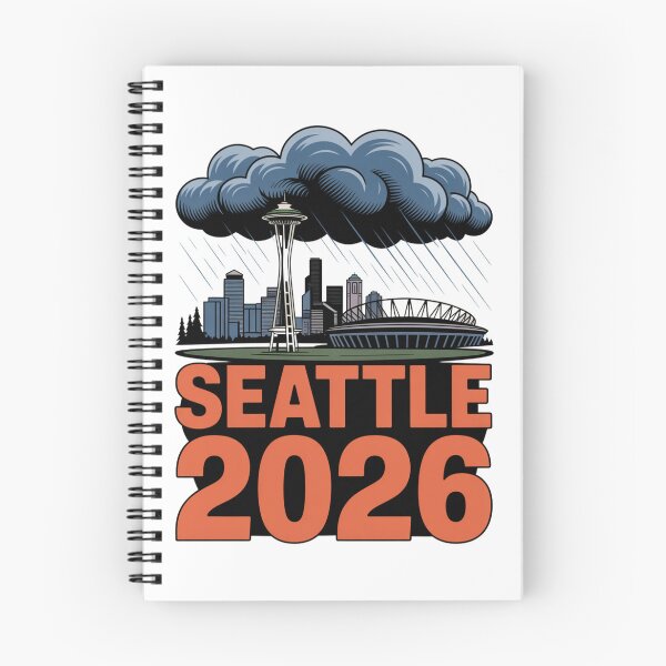 Item preview, Seattle 2026  Space Needle Stadium Skyline T-Shirt V2 designed and sold by DarylWelsh2024.