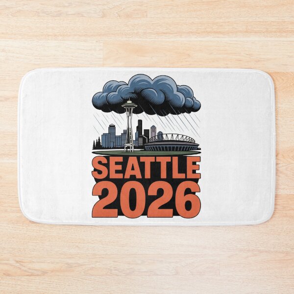Item preview, Seattle 2026  Space Needle Stadium Skyline T-Shirt V2 designed and sold by DarylWelsh2024.