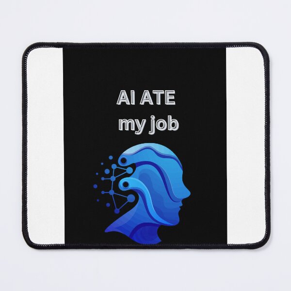 Item preview, AI Ate My Job – Retro Future Meme Shirt designed and sold by Kimikv.