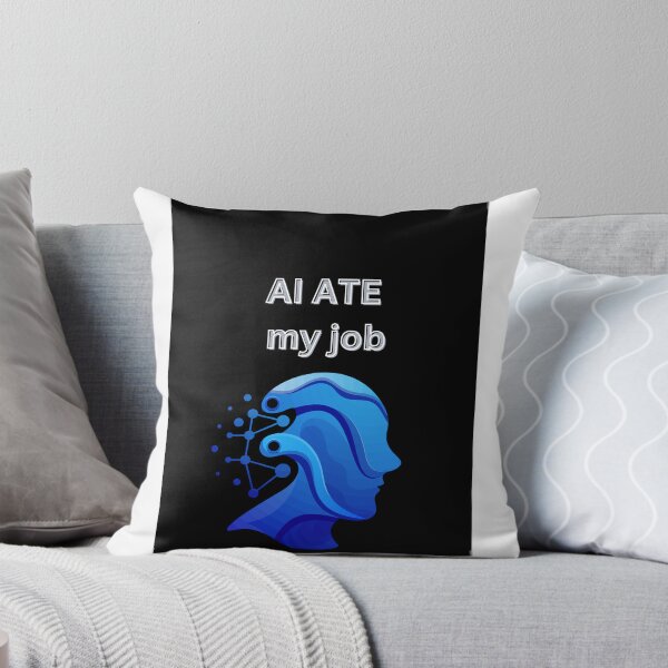 Item preview, AI Ate My Job – Retro Future Meme Shirt designed and sold by Kimikv.