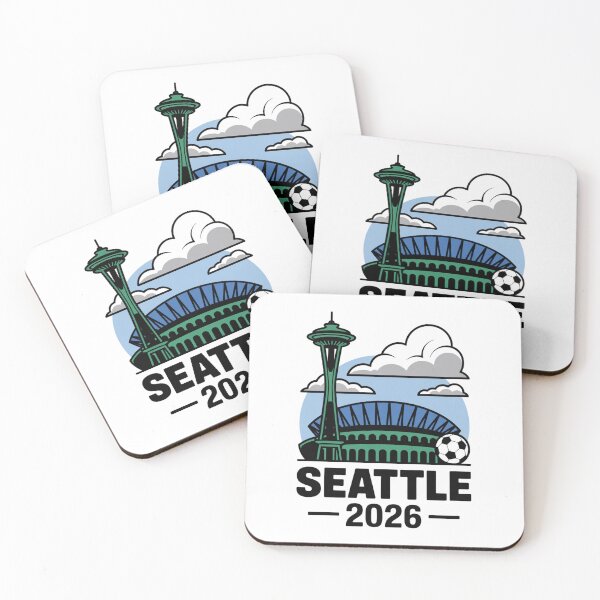Item preview, Seattle 2026  Space Needle Stadium Skyline T-Shirt V3 designed and sold by DarylWelsh2024.