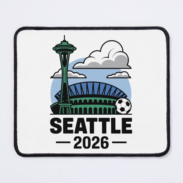 Item preview, Seattle 2026  Space Needle Stadium Skyline T-Shirt V3 designed and sold by DarylWelsh2024.