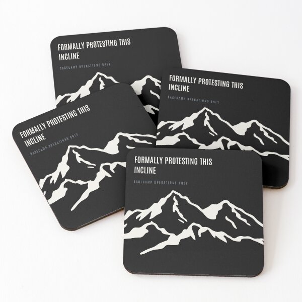 Item preview, Formally Protesting This Incline Ironic Anti Elevation Minimal Mountain designed and sold by SlothcoreVibes.
