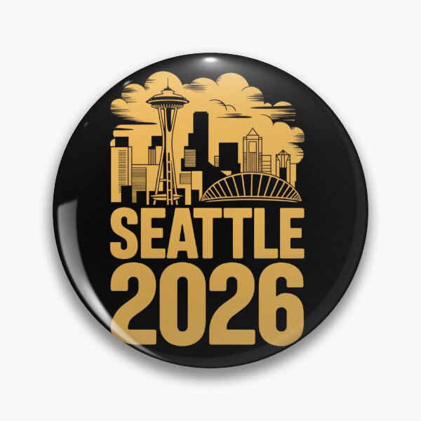 Item preview, Seattle 2026  Space Needle Stadium Skyline T-Shirt V4 designed and sold by DarylWelsh2024.