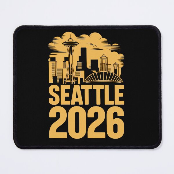 Item preview, Seattle 2026 Space Needle Stadium Skyline T-Shirt V4 designed and sold by DarylWelsh2024.
