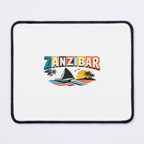 Item preview, Zanzibar Retro Vintage Travel Shirt designed and sold by SJarts Creative Studio.