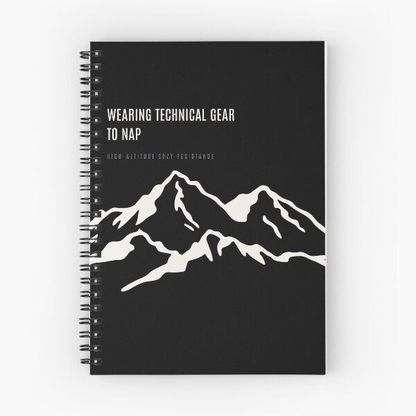 Item preview, Wearing Technical Gear To Nap Ironic Outdoor Culture Minimal Mountain designed and sold by SlothcoreVibes.