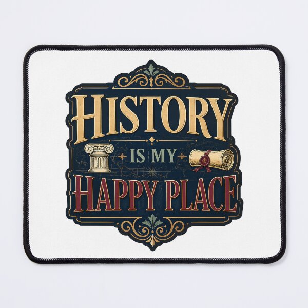 Item preview, History Is My Happy Place Education Gift Design designed and sold by ArtsyExplorer.