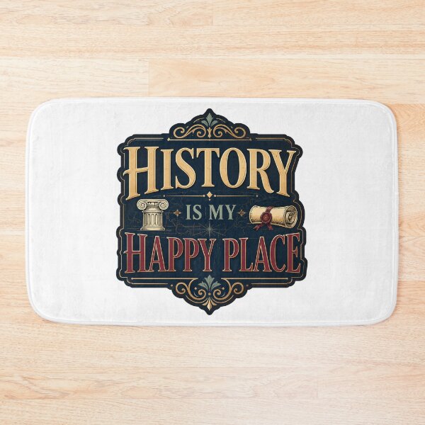 Item preview,  History Is My Happy Place Education Gift Design designed and sold by ArtsyExplorer.