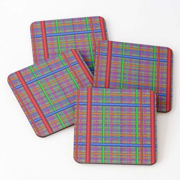 Item preview, Abstract Geometric Plaid Digital Art designed and sold by pinkal.
