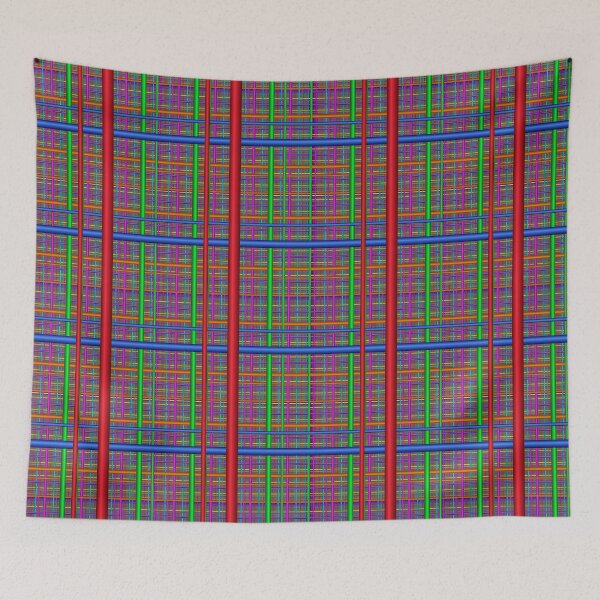 Item preview, Abstract Geometric Plaid Digital Art designed and sold by pinkal.