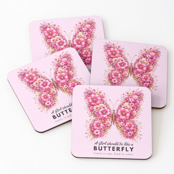 Item preview, Elegant Flower Butterfly Typography designed and sold by DesignByKhayal.