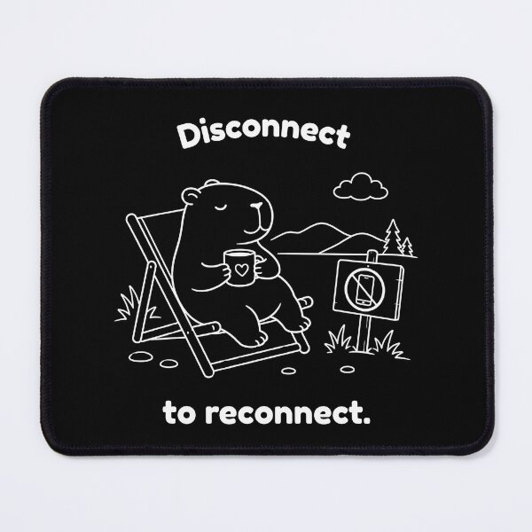 Item preview, Mindfulness Capybara – Minimalist Animal Design designed and sold by PAPIRO SIGLO XXI.