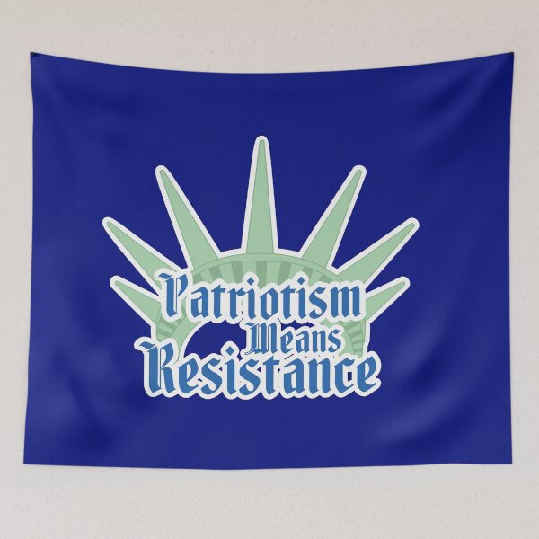 Item preview, Patriotism Means Resistance Liberty Crown designed and sold by Hallowed Artistry.