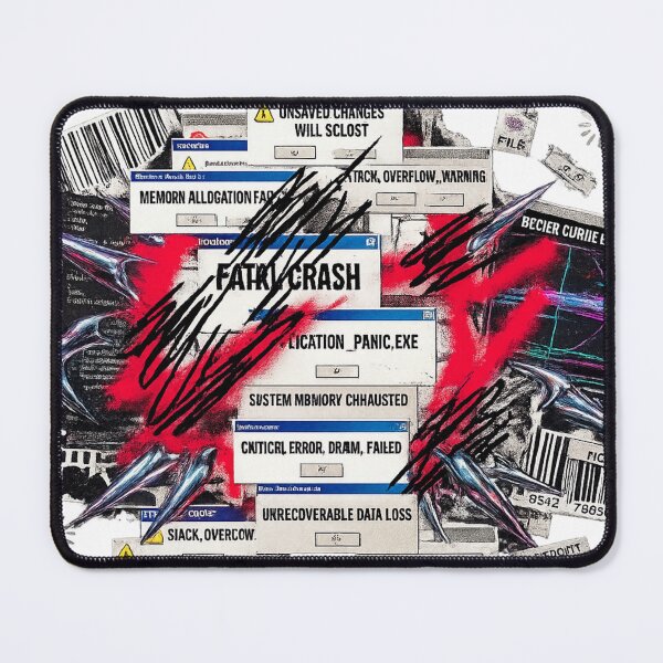 Item preview, FATAL CRASH - Relatable Windows Software Error designed and sold by krish-prints.