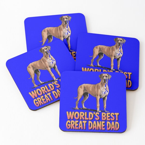 Item preview, Cute Dog Pet Owner Art Design World's Best Great Dane Dad designed and sold by fantasticdesign.