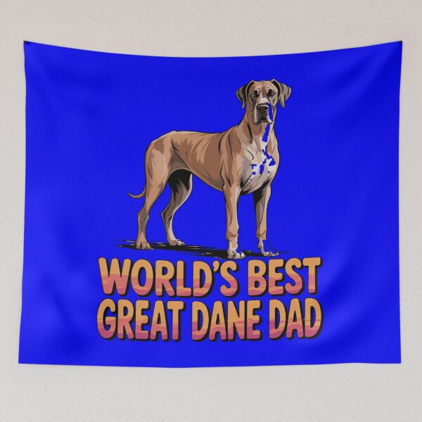 Item preview, Cute Dog Pet Owner Art Design World's Best Great Dane Dad designed and sold by fantasticdesign.