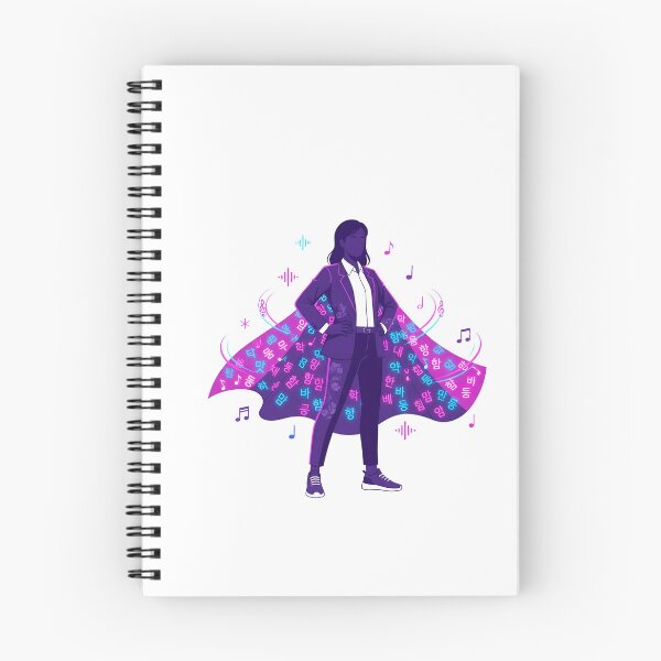 Item preview, Korean teacher superhero hangul cape kpop gift idea designed and sold by language-des.