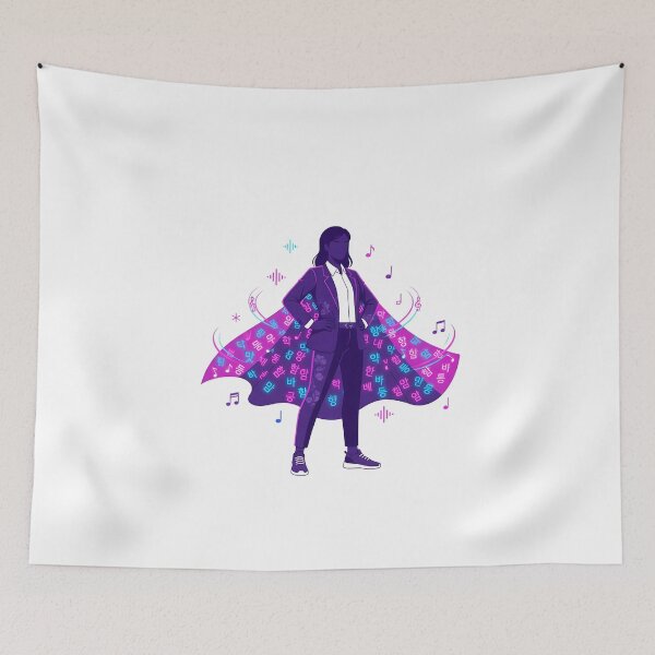 Item preview, Korean teacher superhero hangul cape kpop gift idea designed and sold by language-des.
