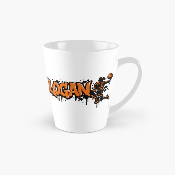 Item preview, Logan Basketball Graffiti Street Art Slam Dunk Design designed and sold by digital.stickerperso.com.