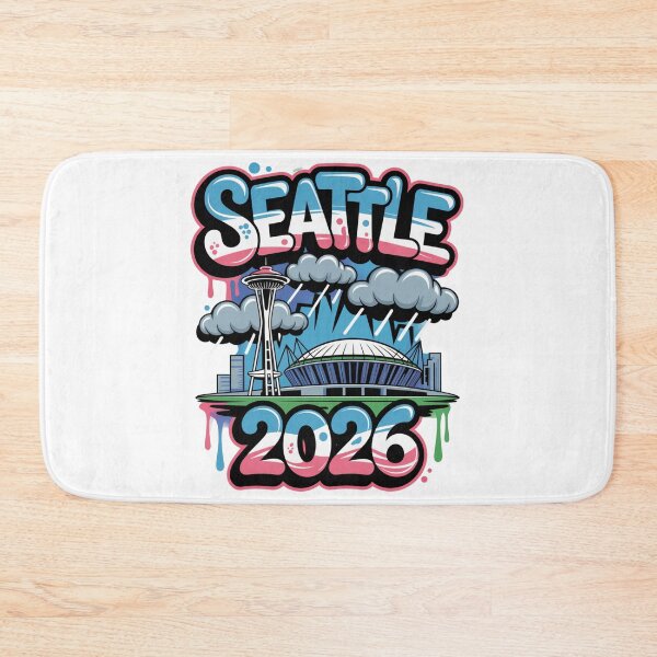 Item preview, Seattle 2026  Space Needle Stadium Skyline T-Shirt V5 designed and sold by DarylWelsh2024.