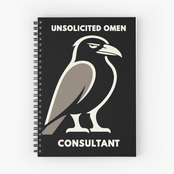 Item preview, Unsolicited Omen Consultant Funny Crow Raven Shirt designed and sold by Lyfeinsights.