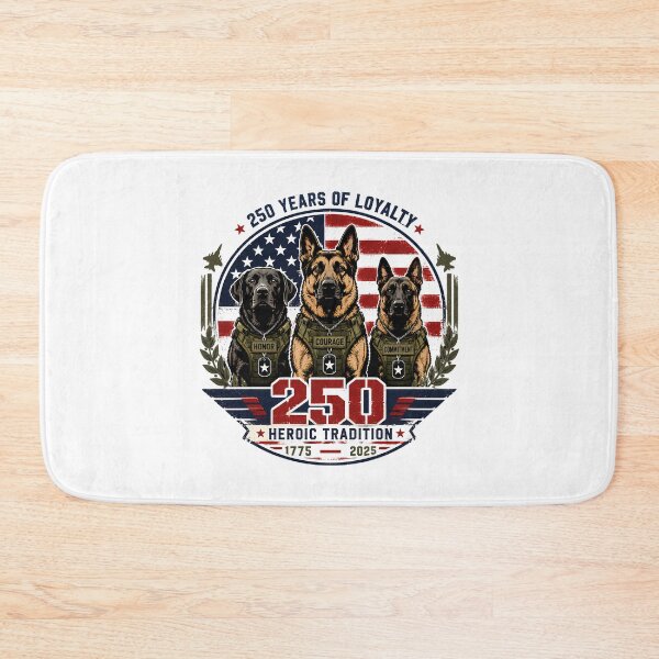 Item preview, US Army 250th Anniversary K9 Military Working Dog designed and sold by chattsuede.
