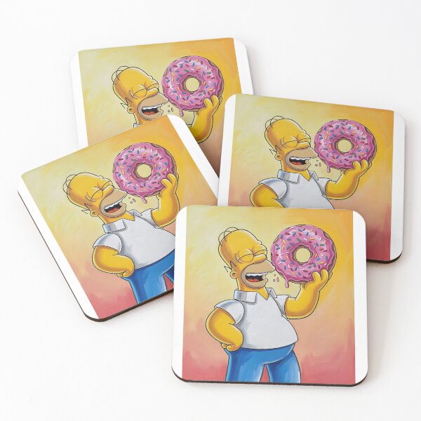 Item preview, Homer Donut Oil Painting Wall Art designed and sold by DohLab.